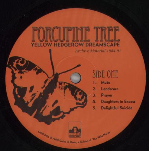 Porcupine Tree Yellow Hedgerow Dreamscape Archive Material 1984-91 2-LP vinyl record set (Double LP Album) US PCU2LYE859815