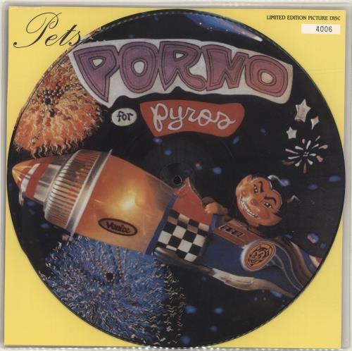 Porno For Pyros Pets 12" vinyl picture disc (12 inch picture record) UK POR2PPE19089