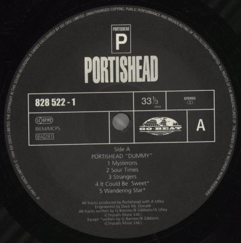 Portishead Dummy - 180 Gram - EX vinyl LP album (LP record) UK PSHLPDU857321