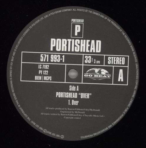 Portishead Over 12" vinyl single (12 inch record / Maxi-single) UK PSH12OV97185