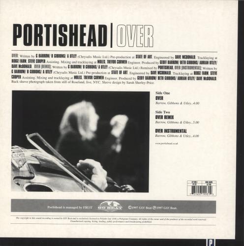 Portishead Over 12" vinyl single (12 inch record / Maxi-single) UK PSH12OV97185