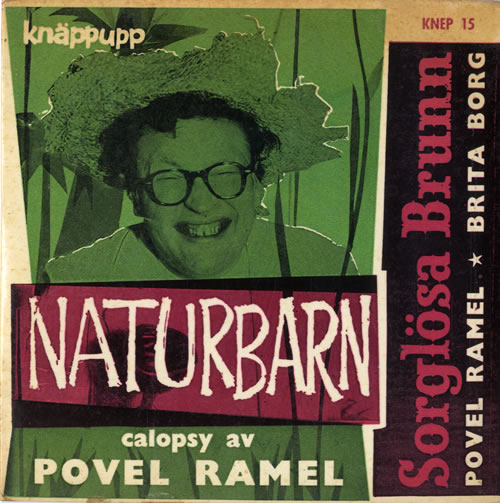 Povel Ramel Naturbarn 7" vinyl single (7 inch record / 45) Swedish P3007NA565466