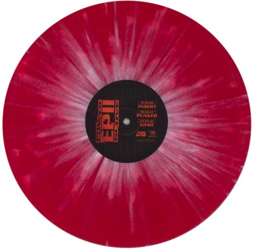 Power Glove EPII - Red with White Splatter Vinyl 12" vinyl single (12 inch record / Maxi-single) UK 74612EP857849