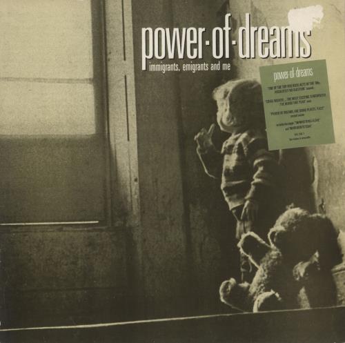 Power Of Dreams Immigrants, Emigrants And Me + Hype Stickered Sleeve - VG Sleeve vinyl LP album (LP record) UK PODLPIM106135