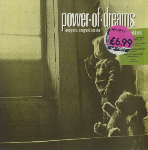 Power Of Dreams Immigrants, Emigrants And Me + Opened Shrink vinyl LP album (LP record) UK PODLPIM823789