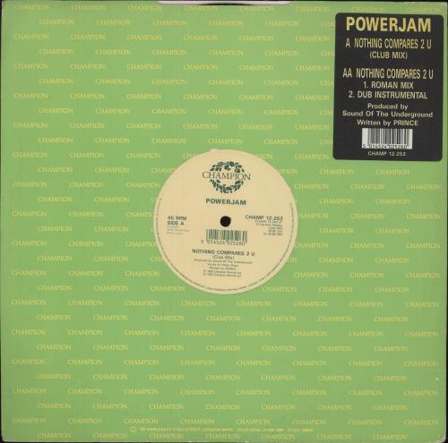 Powerjam Nothing Compares 2 U 12" vinyl single (12 inch record / Maxi-single) UK -QE12NO892321