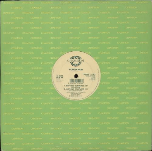 Powerjam Nothing Compares 2 U 12" vinyl single (12 inch record / Maxi-single) UK -QE12NO892321