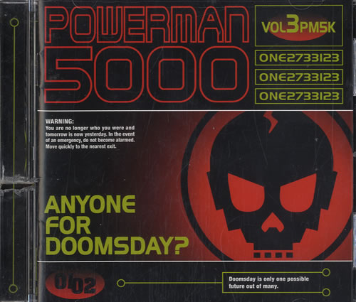 Powerman 5000 Anyone For Doomsday? CD album (CDLP) US P50CDAN548424