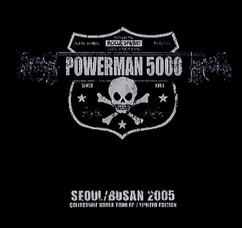 Powerman 5000 Seoul/Busan 2005 CD single (CD5 / 5") Korean P50C5SE349581
