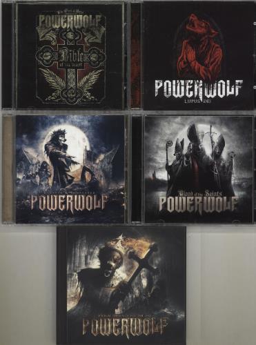 Powerwolf 2007-2015 Albums 5-CD album set German Q265CAL705911