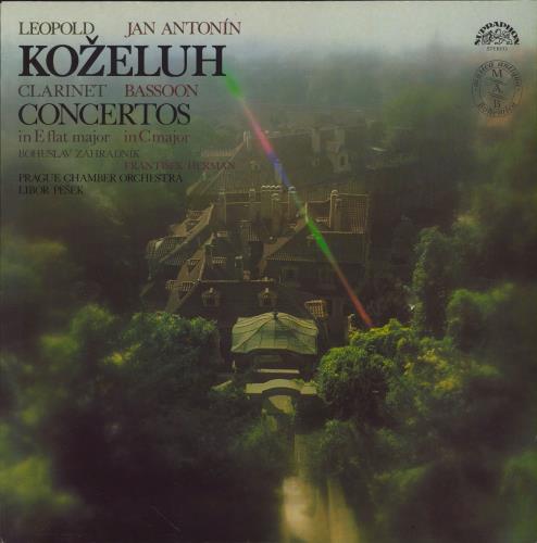 Prager Kammerorchester Leopold Koeluh: Clarinet Concerto / Jan Antonn Koeluh: Bassoon Concerto vinyl LP album (LP record) Czech P9ALPLE778430