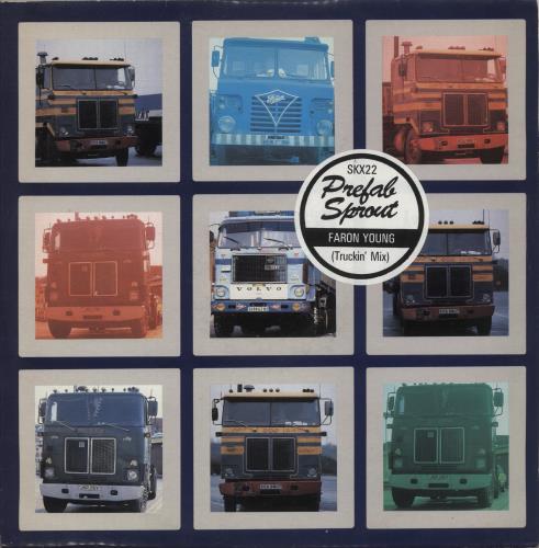 Prefab Sprout Faron Young - Title Stickered Sleeve 12" vinyl single (12 inch record / Maxi-single) UK PRE12FA877040