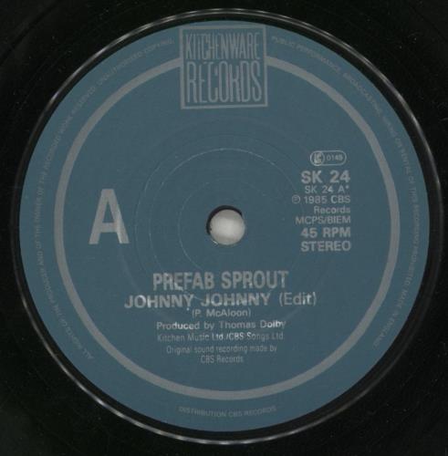 Prefab Sprout Johnny Johnny 7" vinyl single (7 inch record / 45) UK PRE07JO98204