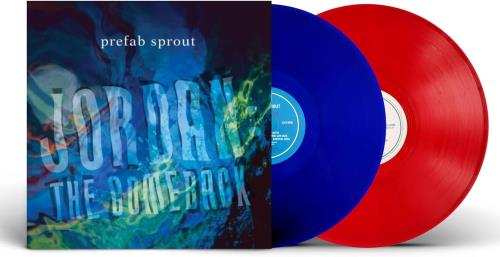 Prefab Sprout Jordan: The Comeback - Red & Blue Vinyl - Sealed (National Album Day 2024) 2-LP vinyl record set (Double LP Album) UK PRE2LJO848860