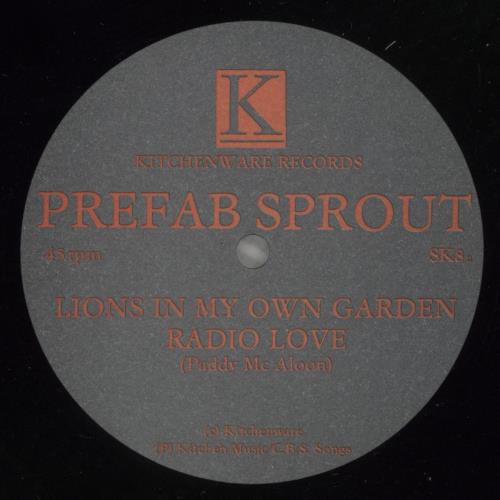 Prefab Sprout Lions In My Own Garden 12" vinyl single (12 inch record / Maxi-single) UK PRE12LI108768