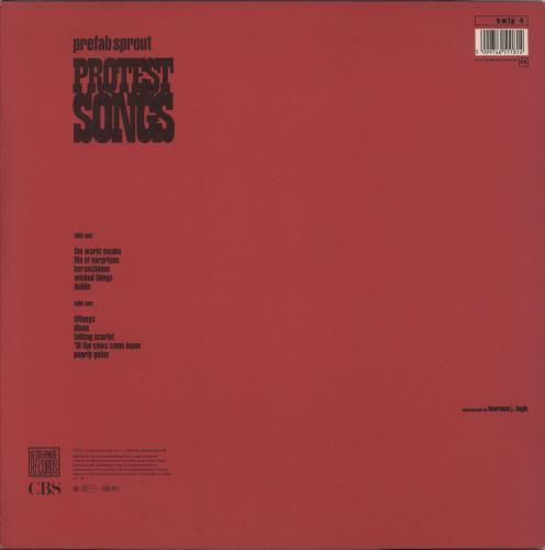 Prefab Sprout Protest Songs vinyl LP album (LP record) UK PRELPPR361671