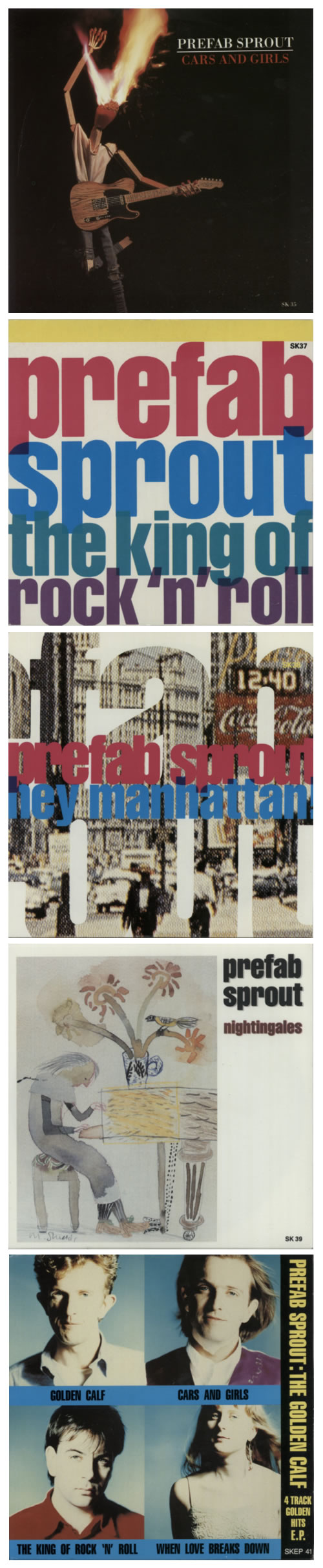 Prefab Sprout The 'From Langley Park to Memphis' 7" Singles 7" vinyl single (7 inch record / 45) UK PRE07TH595919