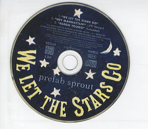 Prefab Sprout We Let The Stars Go -picture CD single (CD5 / 5") UK PREC5WE08197