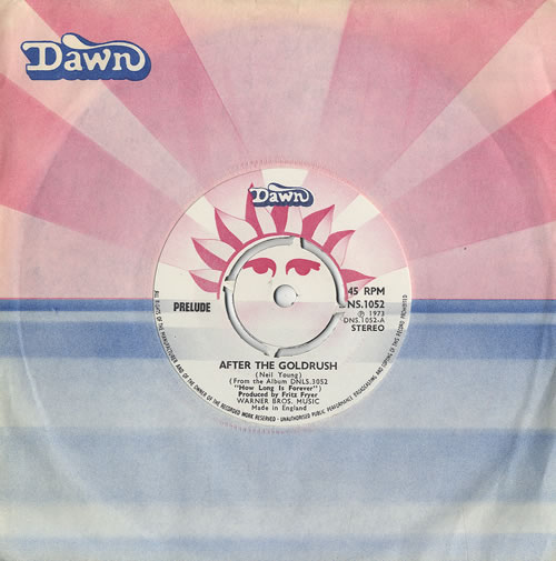 Prelude After The Goldrush 7" vinyl single (7 inch record / 45) UK PUE07AF405740