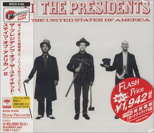 Presidents Of The USA II CD album (CDLP) Japanese PSACDII428497