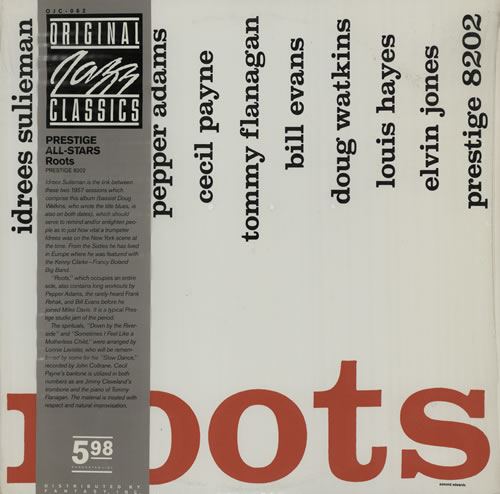 Prestige All Stars Roots vinyl LP album (LP record) US QRGLPRO578503
