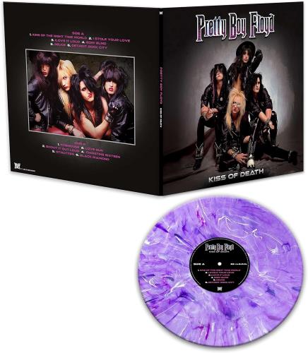 Pretty Boy Floyd Kiss Of Death - Purple Marbled Vinyl - Sealed vinyl LP album (LP record) US PBFLPKI850592