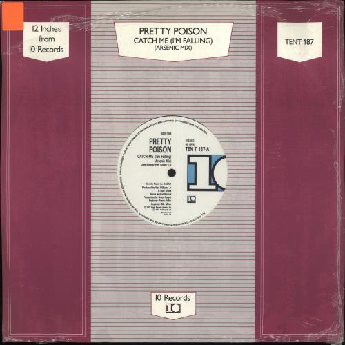Pretty Poison Catch Me (I'm Falling) 12" vinyl single (12 inch record / Maxi-single) UK PRP12CA552884