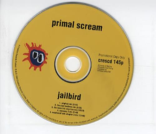 Primal Scream Jailbird - Mixes CD single (CD5 / 5") UK PMLC5JA33782