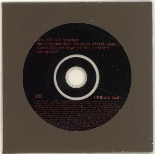 Primal Scream Kill All Hippies CD single (CD5 / 5") UK PMLC5KI697402