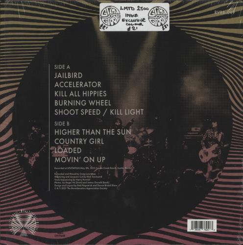 Primal Scream Live At Levitation - Yellow/Blue Vinyl vinyl LP album (LP record) UK PMLLPLI875510