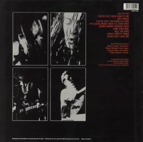 Primal Scream Primal Scream - EX vinyl LP album (LP record) UK PMLLPPR542585
