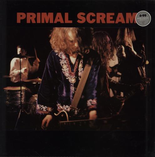 Primal Scream Primal Scream - Price sticker vinyl LP album (LP record) UK PMLLPPR755484