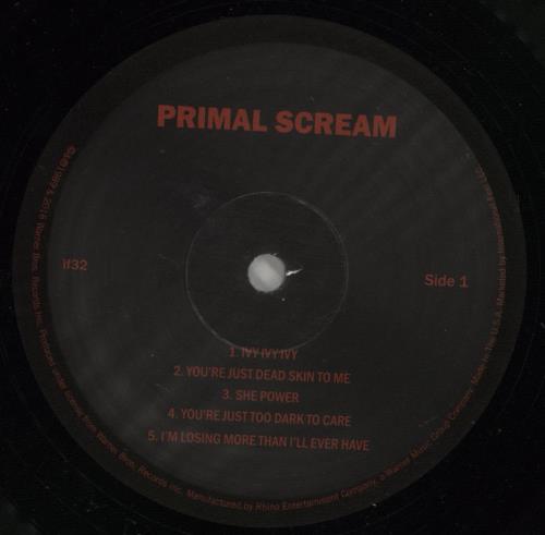Primal Scream Primal Scream vinyl LP album (LP record) UK PMLLPPR866341