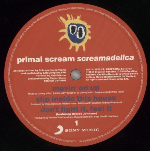 Primal Scream Screamadelica - 180 Gram Vinyl 2-LP vinyl record set (Double LP Album) UK PML2LSC767918