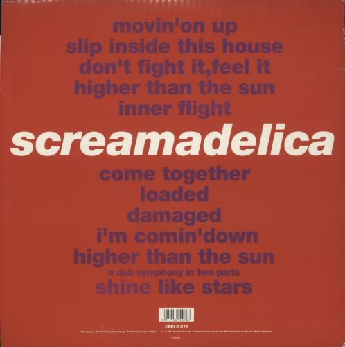 Primal Scream Screamadelica - 1st - VG 2-LP vinyl record set (Double LP Album) UK PML2LSC764319