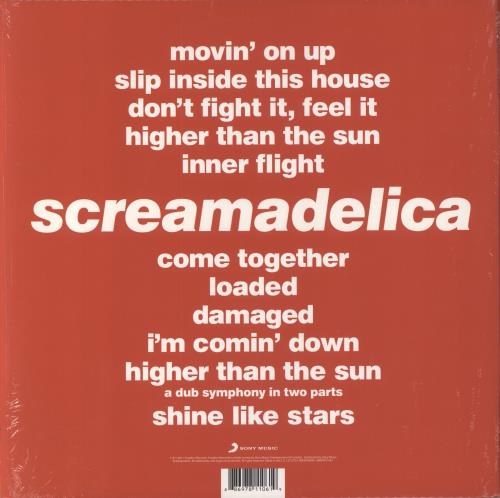 Primal Scream Screamadelica - Red Vinyl 2-LP vinyl record set (Double LP Album) UK PML2LSC835854