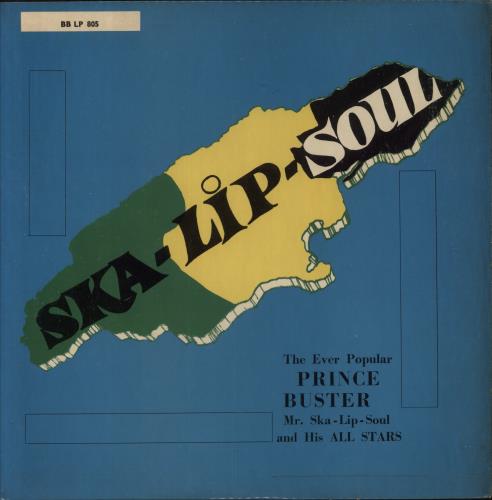 Prince Buster Ska-Lip-Soul vinyl LP album (LP record) Jamaican BUPLPSK857159