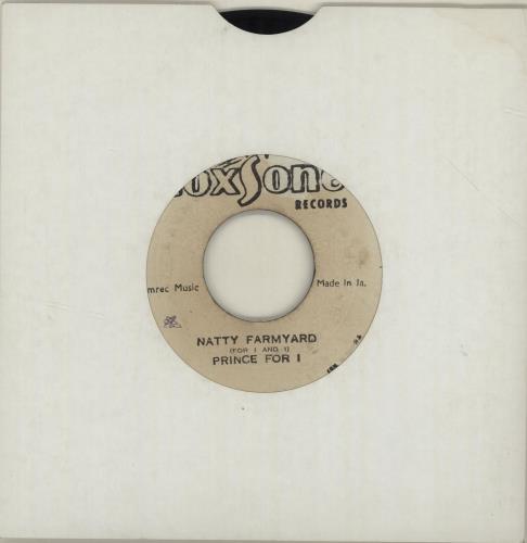 Prince Far I Natty Farmyard 7" vinyl single (7 inch record / 45) Jamaican PFI07NA687787