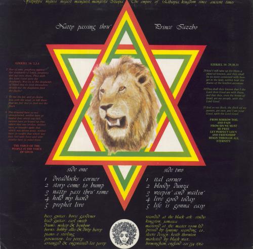 Prince Jazzbo Natty Passing Thru' vinyl LP album (LP record) UK P18LPNA821205