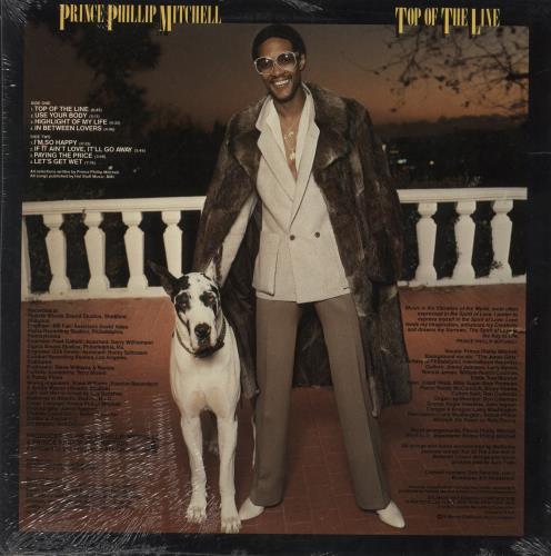 Prince Phillip Mitchell Top Of The Line vinyl LP album (LP record) US P9JLPTO848165