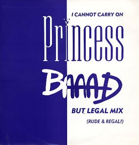 Princess I Cannot Carry On 12" vinyl single (12 inch record / Maxi-single) UK PCS12IC285005