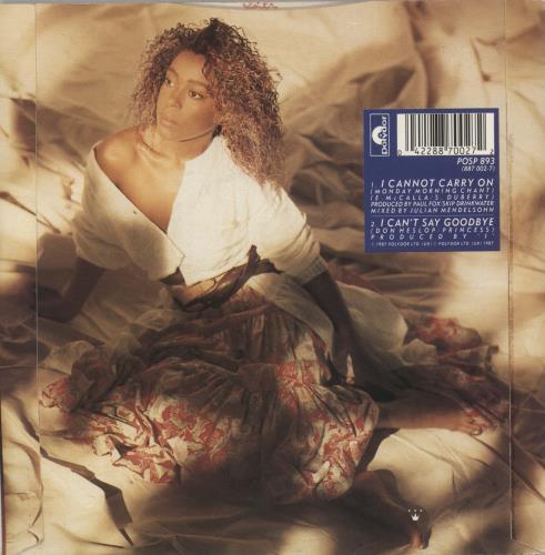 Princess I Cannot Carry On 7" vinyl single (7 inch record / 45) UK PCS07IC882200