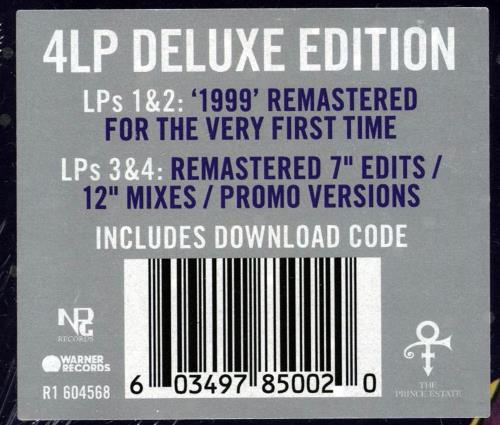 Prince 1999 - 4LP - Sealed Vinyl Box Set UK PRIVXLP761494