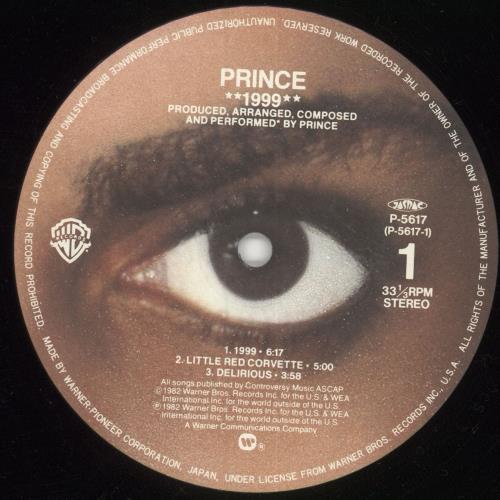 Prince 1999 - Nineteen Ninety Nine 2-LP vinyl record set (Double LP Album) Japanese PRI2LNI03414
