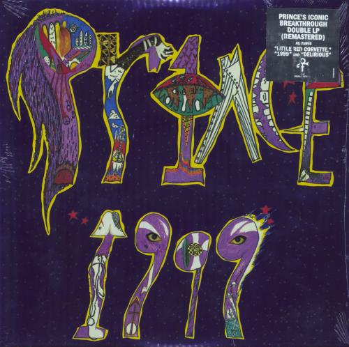 Prince 1999 - stickered p/s 2-LP vinyl record set (Double LP Album) US PRI2LST805900