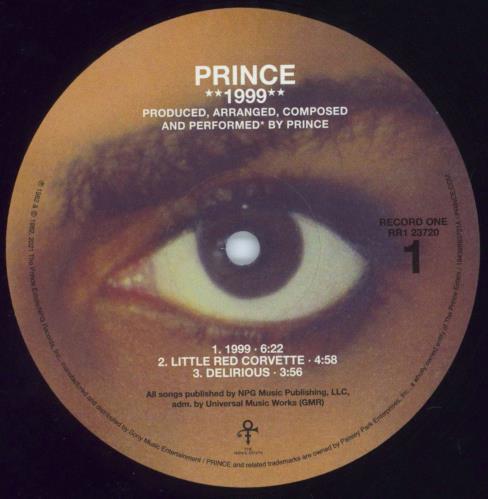 Prince 1999 - stickered p/s 2-LP vinyl record set (Double LP Album) US PRI2LST805900