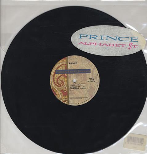 Prince Alphabet Street 12" vinyl single (12 inch record / Maxi-single) US PRI12AL03272