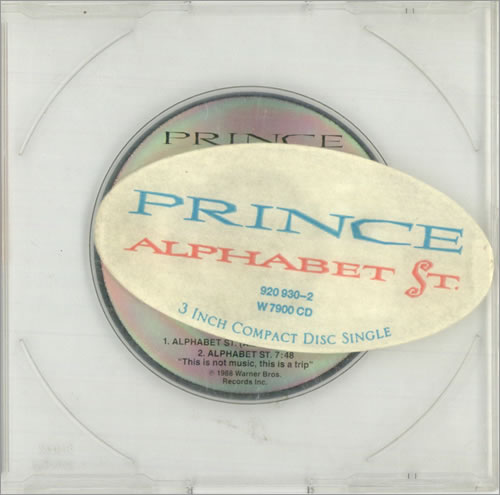 Prince Alphabet Street 3" CD single (CD3) UK PRIC3AL03478