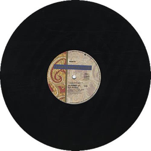 Prince Alphabet Street 12" vinyl single (12 inch record / Maxi-single) Australian PRI12AL91481