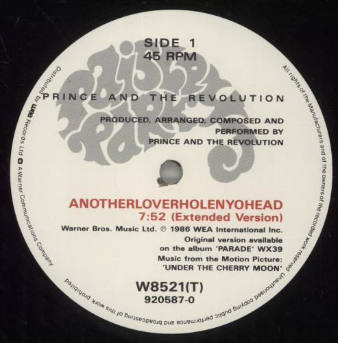 Prince Anotherloverholenyohead 12" vinyl single (12 inch record / Maxi-single) UK PRI12AN03281